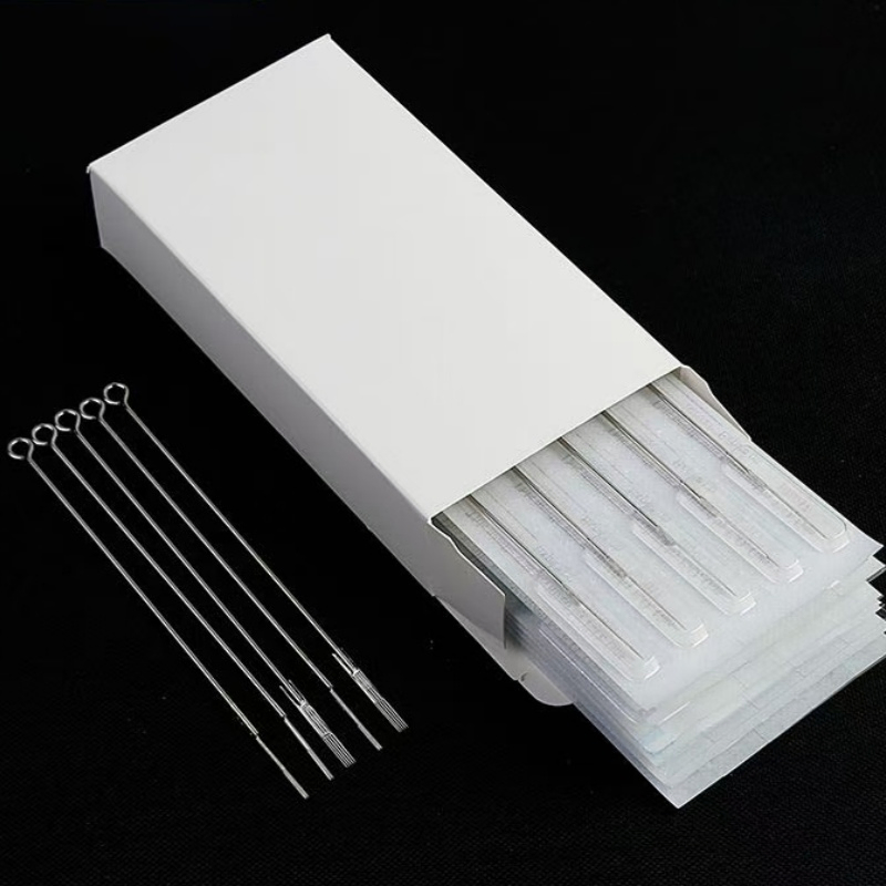 Custom 304 Stainless Steel Tattoo Needles Disposable 0.30mm 0.35mm 0.40mm
