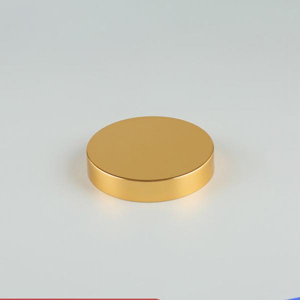 крышка сияющего золота 89mm алюминиевая с вкладышем PE для еды и заботы персоны
