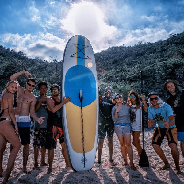 Yellow Green 3 Fin 10'X32''X6'' Inflatable Surf Boards