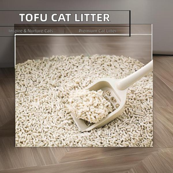 Strong Deodorizing 1.8mm Chinese OEM Tofu Cat Litter Natural Eco-friendly Flushable
