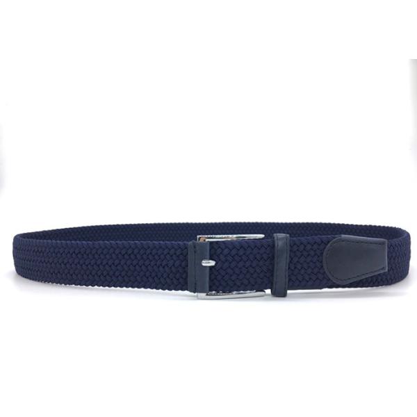 Изготовленные на заказ женщины логотипа заплели поясы джинсов простирания ткани 3.3cm эластичные сплетенные