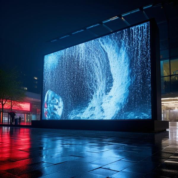 Ультра яркий дисплей с контрастным соотношением 4500 нит водонепроницаемый 3 мм светодиодный дисплей для наружного использования