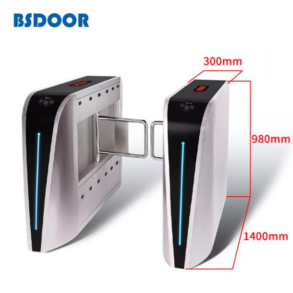 Supermarket  Security Optical Swing Turnstile Entrance Access Control