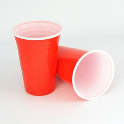 425 Ml 14 Oz Disposable Party Cups PP Plastic Drink Red Cup Pong