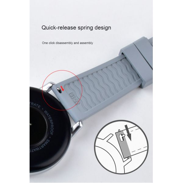 Unisex Buckle-Style Rubber Watch Bands ·  Customizable Colors - China Wholesaler SHX