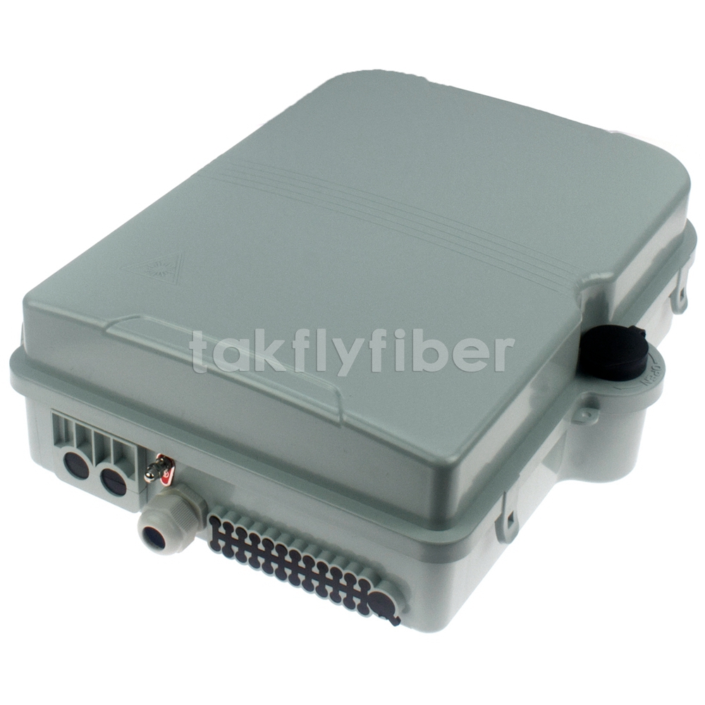 Сеть коробки прекращения оптического волокна доказательства IP65 FTTH пыли на открытом воздухе