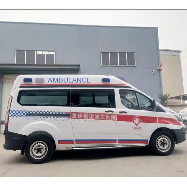 Left Hand Drive 4*2 Ford 5+1 Transmission Emergency Ambulance Truck Vehicle
