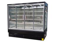 Réfrigérateur de refroidissement aéré de Multideck avec l'économie d'énergie de portes en verre de glissement