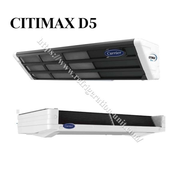 Carrier transicold Citimax D5 model available for the 4.2 meters refrigerated box length truck 24V