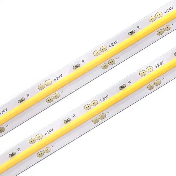 Flexible COB LED Strip 60LEDs/M With Red Yellow Marrs Green Colors OEM
