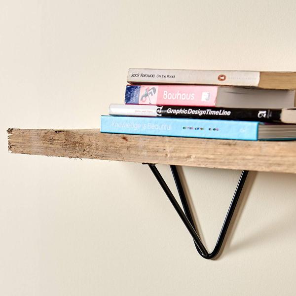 Стамповая штыковочная изгибающая тяжелая черная угловая стойка для минималистского домашнего декора