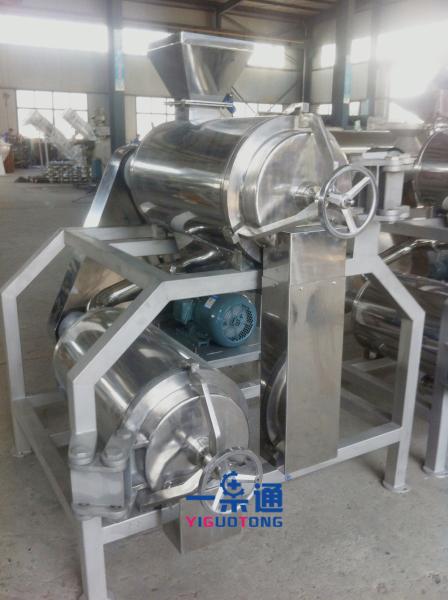 Tomato Sauce Strawberry Jam Industrial Juicer Machine / Apple Pulper Machine