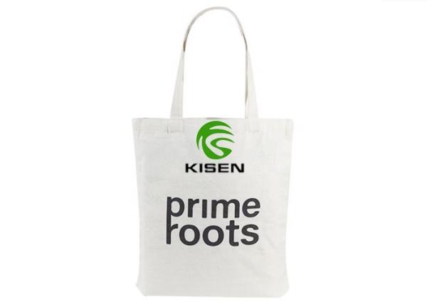 Recycled Cotton Canvas Tote Bag , Custom Printed Natural Cotton Tote Bags