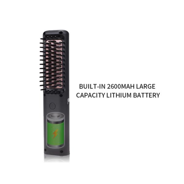 Портативный беспроводной многофункциональный подогреватель Frizzproof PTC раскручивателя щетки фена для волос