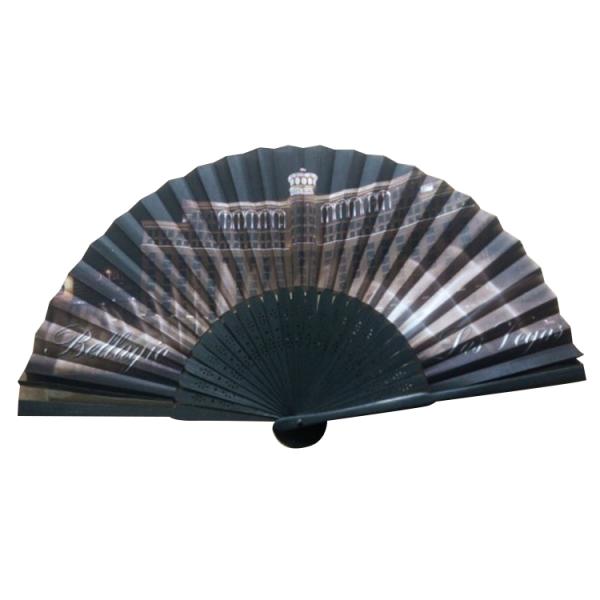 Рука выдвиженческого вентилятора неистовства бамбуковая подгонянная дует ткань нейлона для партии