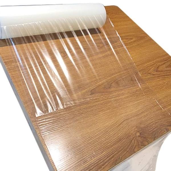 Transparent Mdf Board Protective Film PE  Hard Floor Protection Roll With 150 - 220% Elongation At Break