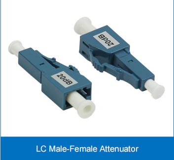 LC Male-Female Attenuator SM/MM APC/UPC Attenuator Value<20dB