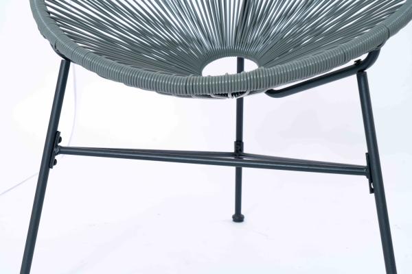 Patio Outdoor Wicker Bistro Table And Chairs Dining Colorful Rattan Acapulco Chair Wicker Sun