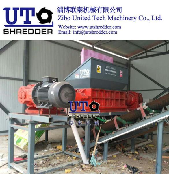 scarp bed shredder/ bed crusher/ double shaft shredder, waste furniture shredder, furniture crusher, wood crusher