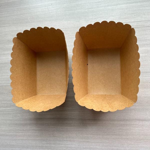 0.33mm Thickness Brown/White Kraft Paper Disposable Sushi Container Food Packaging Box