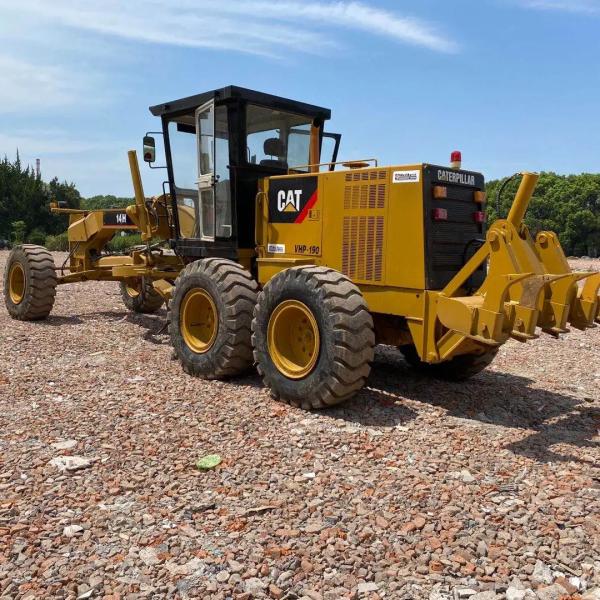 CAT140H Used Original Paint Japan EPA Engine Grader with CAT Pump and Hydraulic