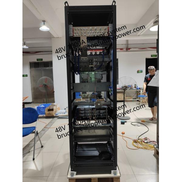 Электростанция на заказ FP2 48Vdc 48kw 1000A Indoor Telecom Большой завод Eltek Ректификатор Smartpack2 Контроллер 3 Фаза 208V