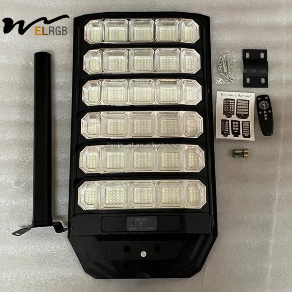 ABS 1000W 2000W 3000 Watt Luz solar de rua 6500K 150lm/W
