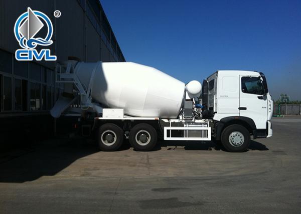 HOWO 6x4 Concrete Mixer Trucks Concrete Mixing Equipment 336hp Engine With Radial Tyre