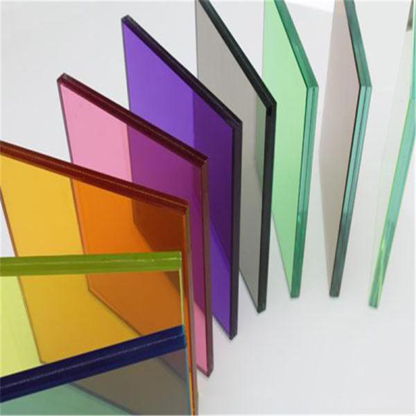 Solid Structure Glass Color Mirror Decorative Glass Clear or Tinted Made Float Glass