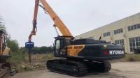 470Kn máquina escavadora de Ton Hydraulic Pile Driver For da força centrífuga 3