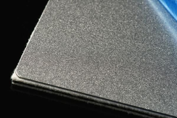 Grained Finish Card Lamination Steel Plate 1.0mm With Round Curved Corners MSP-GR