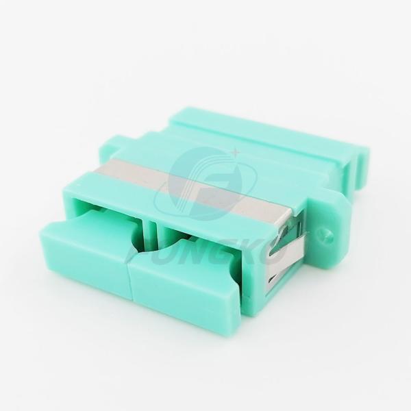 Multimode Duplex DX SC to SC Fiber Optic Adapter With Flange