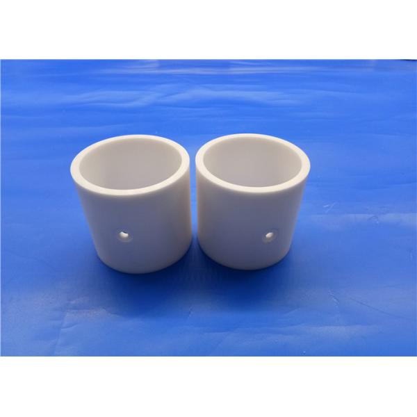 Precision Zirconia ZrO2 Ceramic Cylinde / Liner / Sleeve With High Heat Resistance