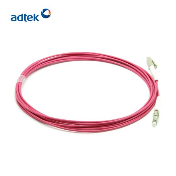 LC LC 50/125um Multimode Fiber Patch Cord OM4 2 Core Fiber Optic Cable