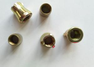 Carbon Steel Material Fixing Anchor Bolts Nuts Yellow Zinc Color Hardware