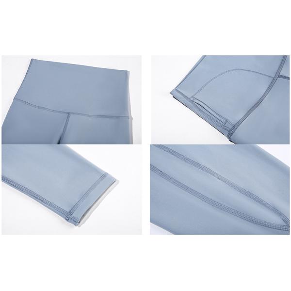 Нагая йога чувства задыхается гетры фитнеса Traning простирания Капри активные женские