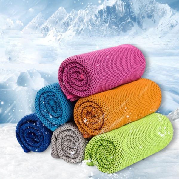 Custom Pattern Logo Microfiber Ice Towel