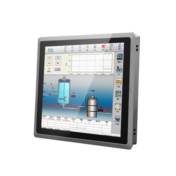 Monitor táctil LCD industrial empotrado, resistente al agua, con pantalla TFT de 27 pulgadas, carcasa de aluminio, VGA