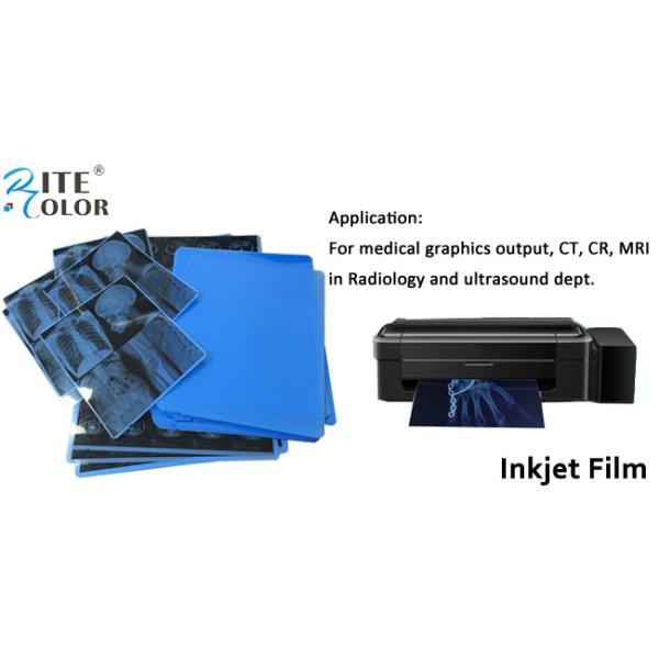 11 x 14 film sec médical de X Ray de jet d'encre d'ANIMAL FAMILIER du film A4 de représentation de laser de pouce pour le MRT de CR de CT