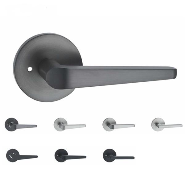 Stainless Steel Interior Door Locks and Handles with Single Cylinder Design
