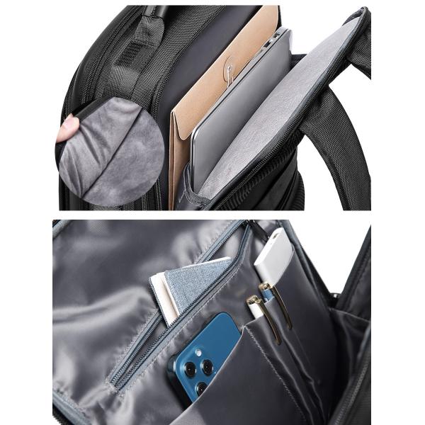 Sacs à dos de haute qualité, en gros, élargis, pour hommes, sur mesure, pour les voyages d'affaires, imperméables, pour ordinateurs portables.