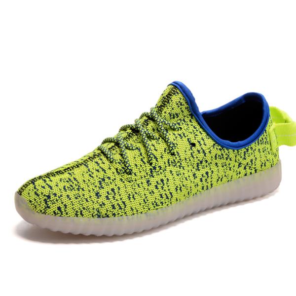 Glow in the Dark USB Rechargeable Adult Night Event Walking Shoes Led Sneakers