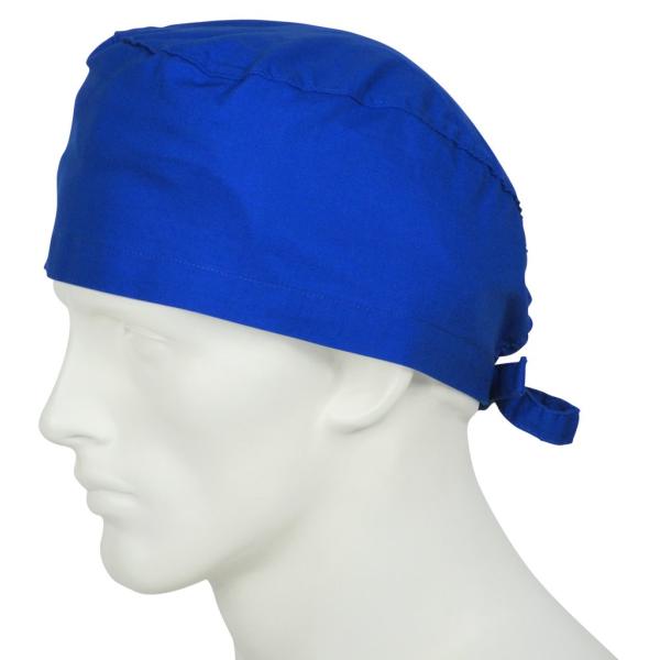 Hospital Disposable Scrub Caps , Cotton Polyester Doctors Surgical Hats