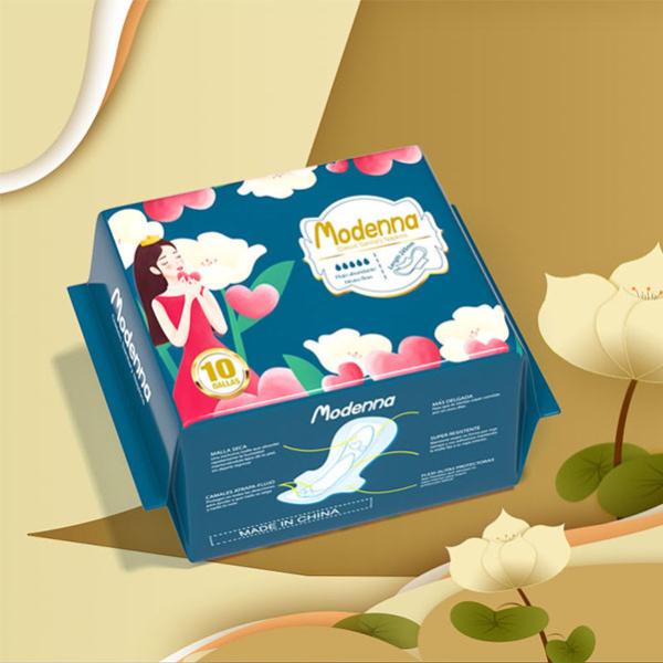 Eco Friendly Menstrual Overnight Sanitary Pads Feminine Hygiene Soft Period Pads