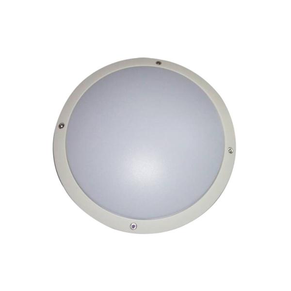 Grey Oval Outdoor LED Ceiling Light 280mm IP65 Aluminum Slim RGB Panel Light