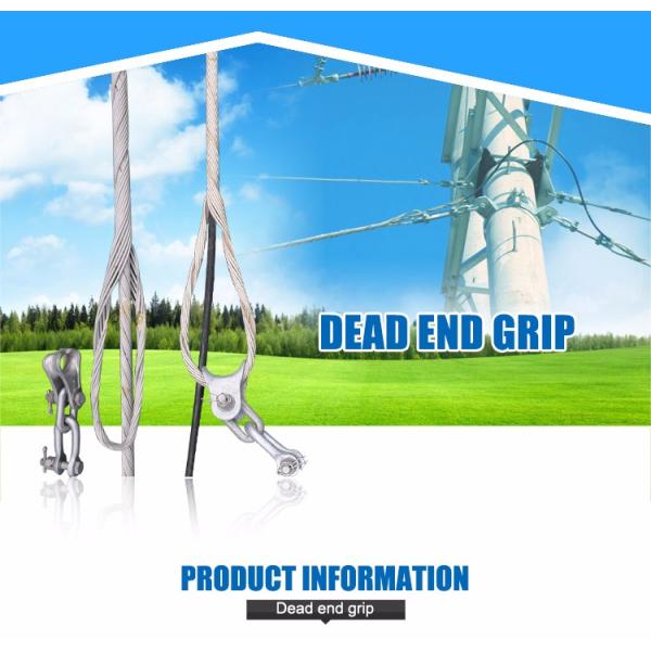 20KN ADSS Cable Guy Grip Preformed Tension Clamp