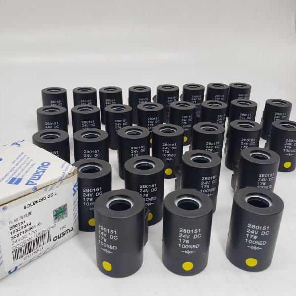 Solenoid Valve Coils 280151 10333044 300715-00110 24 VDC For Liebherr