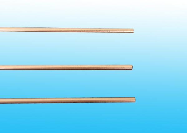Copper Coated Compressor Tubes , Double Wall Weld Pipes 3.6 * 0.5 mm For Refrigeration System