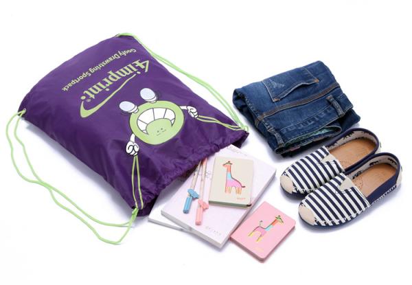 Drawstring Tote Cinch Sack Promotional Backpack Bag Gym Sack Sport Bag for Men & Women Sac