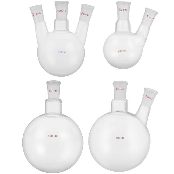 Laboratory Glassware 24/40 Chemistry Glassware 32PCS Chemistry Lab Glassware Kit Distillations Separation